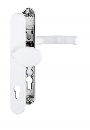 door handle with knob WHITE