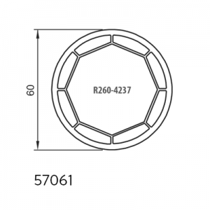 Tubular coupling 57061